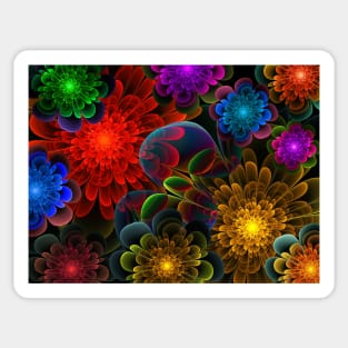 Fractal Bouquet Sticker